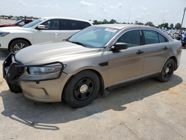 1FAHP2MT6EG105371 - 2014 FORD TAURUS POLICE INTERCEPTOR BROWN photo 1