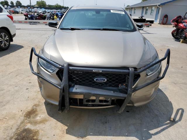 1FAHP2MT6EG105371 - 2014 FORD TAURUS POLICE INTERCEPTOR BROWN photo 5