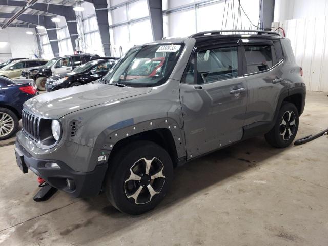 ZACNJBC11KPK39280 - 2019 JEEP RENEGADE TRAILHAWK GRAY photo 1