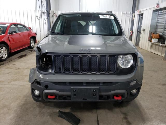 ZACNJBC11KPK39280 - 2019 JEEP RENEGADE TRAILHAWK GRAY photo 5