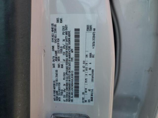 5LMCJ3C95HUL03813 - 2017 LINCOLN MKC RESERVE თეთრი ფოტო 13