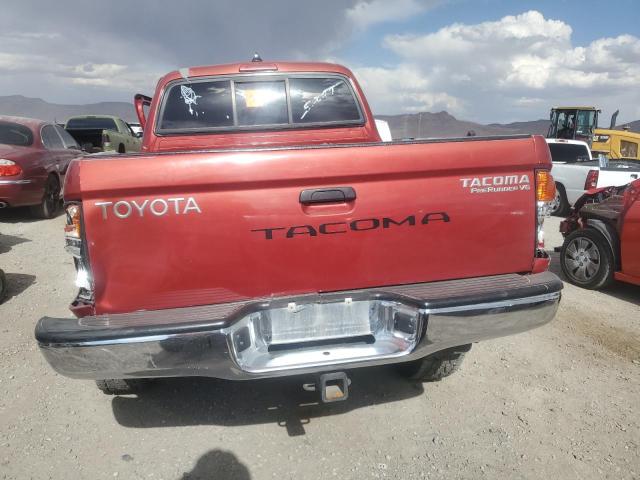 5TEGN92N51Z875704 - 2001 TOYOTA TACOMA DOUBLE CAB PRERUNNER RED photo 6
