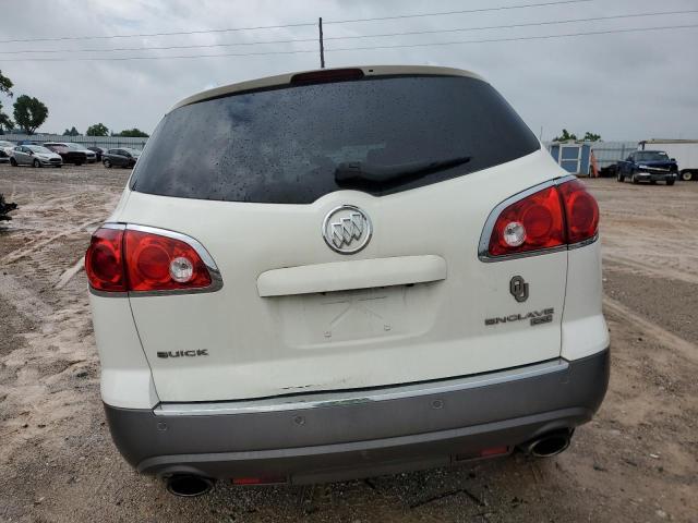 5GAKRBED7BJ333283 - 2011 BUICK ENCLAVE CXL WHITE photo 6