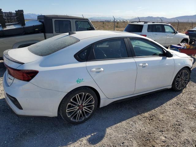 3KPF44AC9ME396800 - 2021 KIA FORTE GT WHITE photo 3