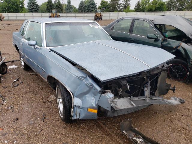 1G3GM47Y0GP373854 - 1986 OLDSMOBILE CUTLASS SU BROUGHAM BLUE photo 4