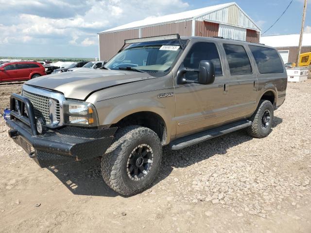 1FMNU41S5YED60442 - 2000 FORD EXCURSION XLT GOLD photo 1