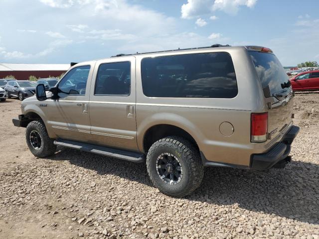 1FMNU41S5YED60442 - 2000 FORD EXCURSION XLT GOLD photo 2