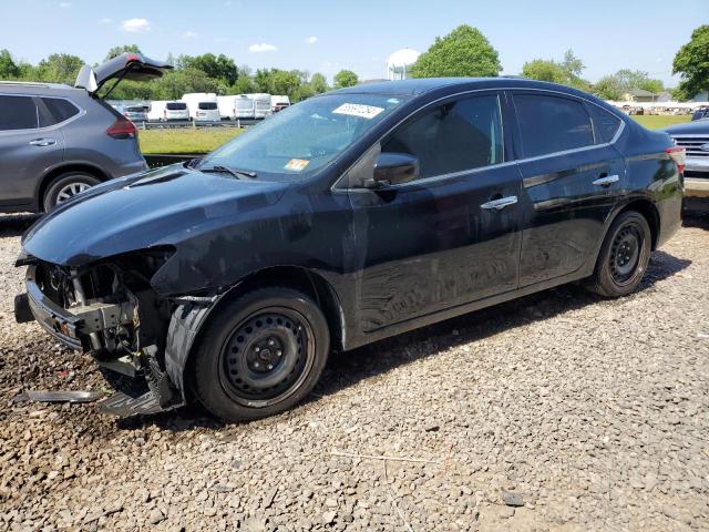 3N1AB7AP7EY267087 - 2014 NISSAN SENTRA S BLACK photo 1