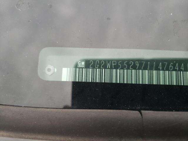 2G2WP552971147644 - 2007 PONTIAC GRAND PRIX 银色 照片 13