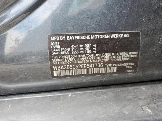 WBA3B5C52EP541736 - 2014 BMW 328 XI SULEV GRAY photo 13