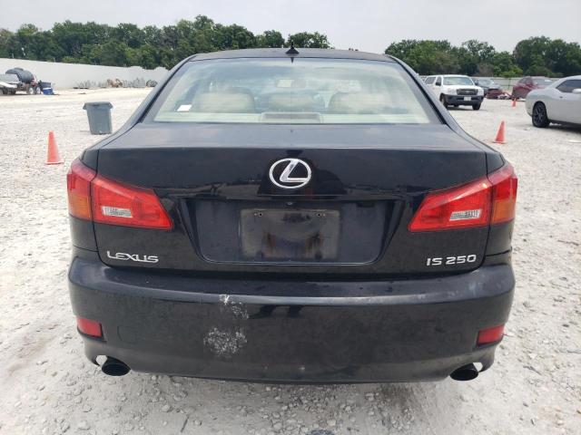 JTHBK262385061041 - 2008 LEXUS IS 250 BLACK photo 6