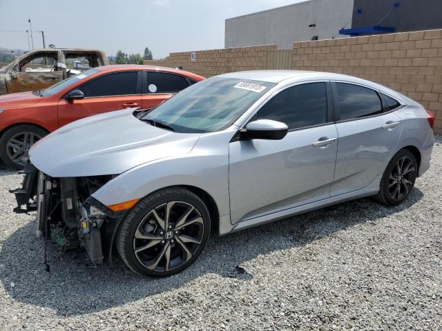 2HGFC2F80KH542936 - 2019 HONDA CIVIC SPORT 银色 照片 1