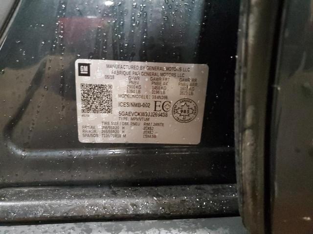 5GAEVCKW3JJ269438 - 2018 BUICK ENCLAVE AVENIR BLUE photo 14