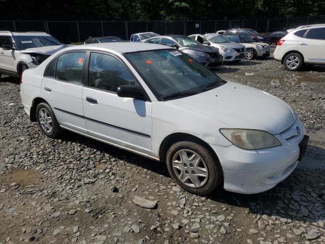 2HGES16374H587050 - 2004 HONDA CIVIC DX VP თეთრი ფოტო 4
