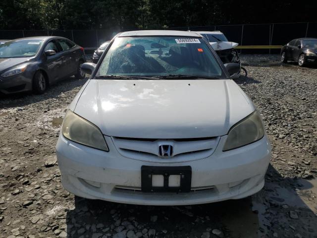 2HGES16374H587050 - 2004 HONDA CIVIC DX VP თეთრი ფოტო 5