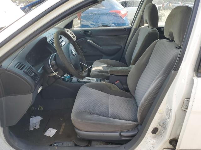 2HGES16374H587050 - 2004 HONDA CIVIC DX VP თეთრი ფოტო 7