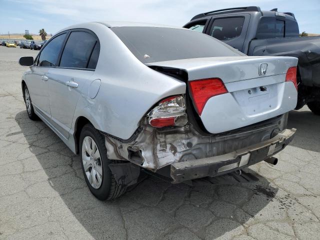 1HGFA16808L097741 - 2008 HONDA CIVIC EX SILVER photo 2