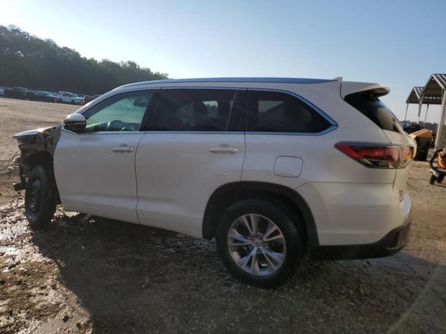 5TDKKRFHXFS105669 - 2015 TOYOTA HIGHLANDER XLE WHITE photo 2