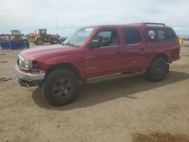 5TEGN92N72Z127375 - 2002 TOYOTA TACOMA DOUBLE CAB PRERUNNER RED photo 1