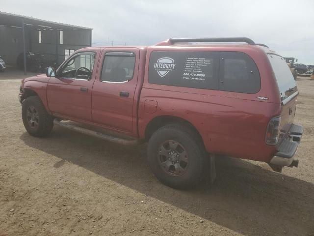 5TEGN92N72Z127375 - 2002 TOYOTA TACOMA DOUBLE CAB PRERUNNER RED photo 2