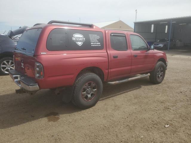 5TEGN92N72Z127375 - 2002 TOYOTA TACOMA DOUBLE CAB PRERUNNER RED photo 3