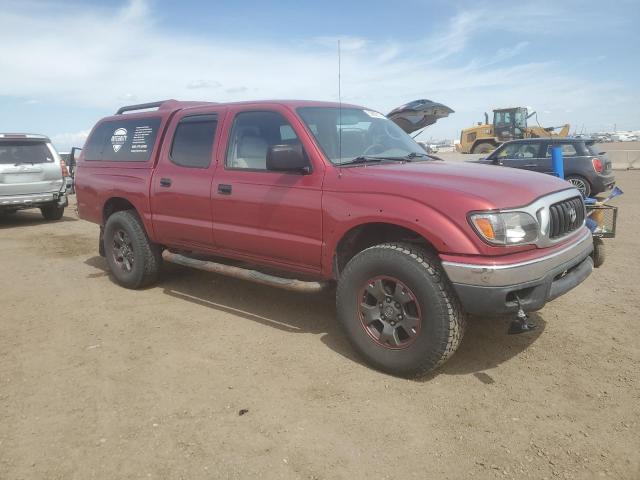 5TEGN92N72Z127375 - 2002 TOYOTA TACOMA DOUBLE CAB PRERUNNER RED photo 4