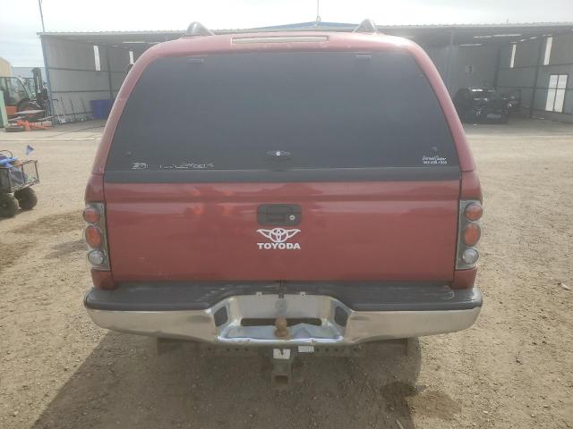 5TEGN92N72Z127375 - 2002 TOYOTA TACOMA DOUBLE CAB PRERUNNER RED photo 6