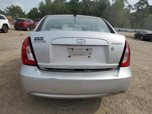 KMHCN46C78U270186 - 2008 HYUNDAI ACCENT GLS SILVER photo 6