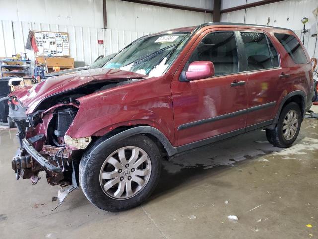 JHLRD78875C033455 - 2005 HONDA CR-V EX MAROON photo 1