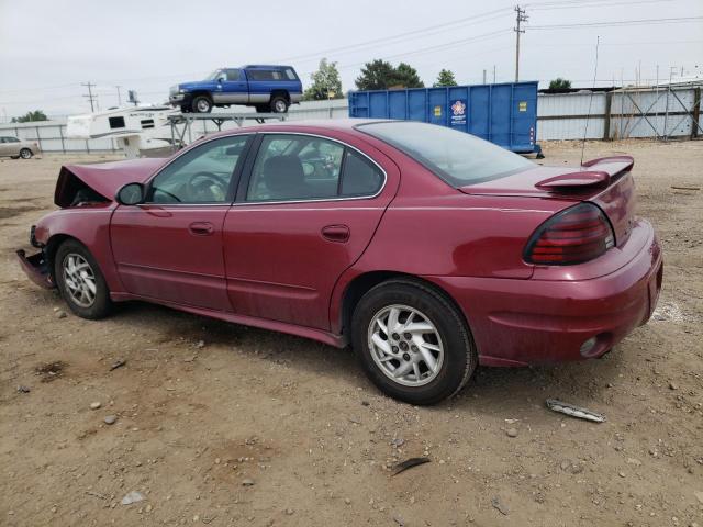 1G2NE52FX4C248139 - 2004 PONTIAC GRAND AM SE MAROON photo 2