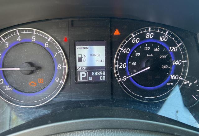 JN1AJ0HP0CM401339 - 2012 INFINITI EX35 BASE შავი ფოტო 8