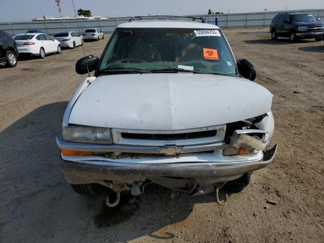 1GNDT13W2X2190050 - 1999 CHEVROLET BLAZER WHITE photo 5