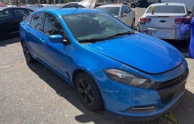 1C3CDFBH1FD201421 - 2015 DODGE DART SXT BLUE photo 1