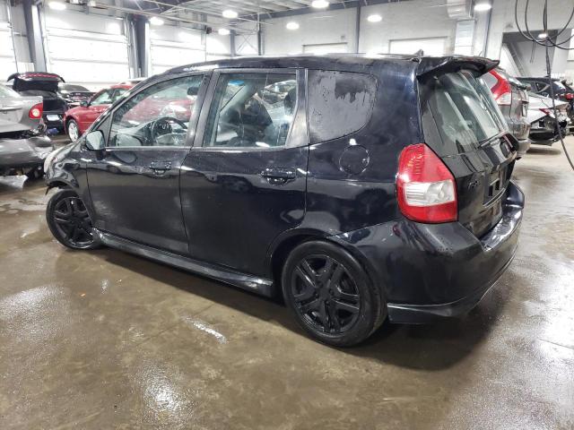 JHMGD38637S065970 - 2007 HONDA FIT S 黑色 照片 2