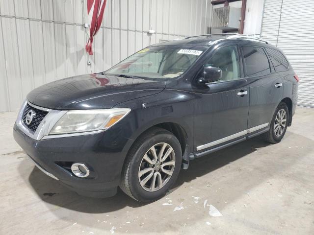 5N1AR2MN4EC636093 - 2014 NISSAN PATHFINDER S BLACK photo 1