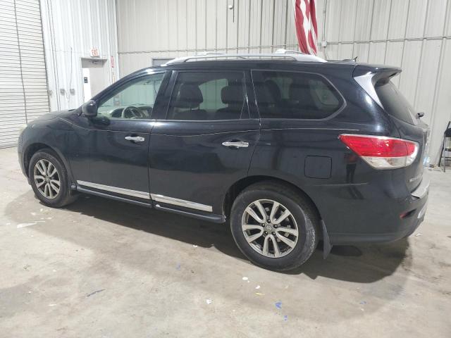 5N1AR2MN4EC636093 - 2014 NISSAN PATHFINDER S BLACK photo 2