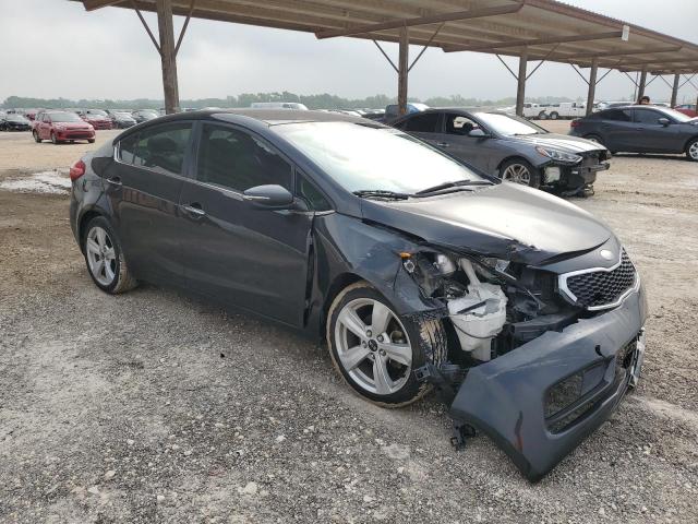 KNAFZ4A86F5373600 - 2015 KIA FORTE EX BLACK photo 4