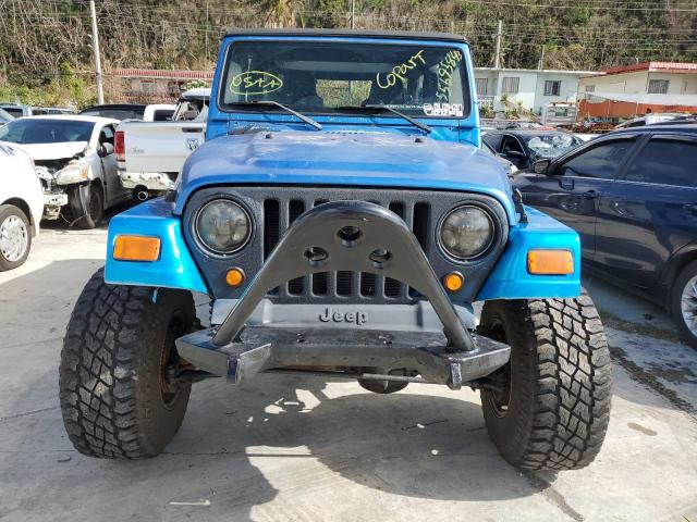 1J4FA291X3P316669 - 2003 JEEP WRANGLER / SE BLUE photo 5