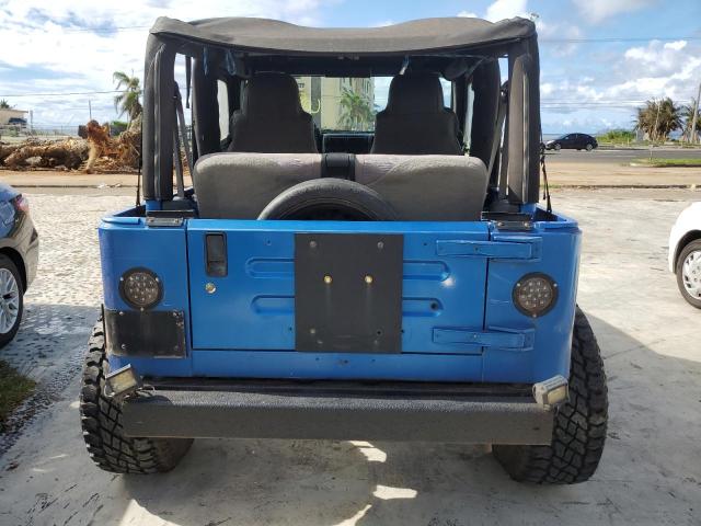 1J4FA291X3P316669 - 2003 JEEP WRANGLER / SE BLUE photo 6