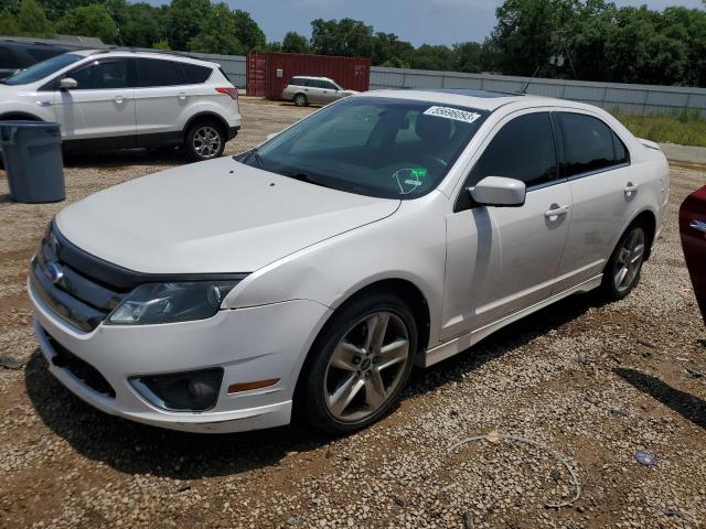 3FAHP0KCXCR262723 - 2012 FORD FUSION SPORT WHITE photo 1