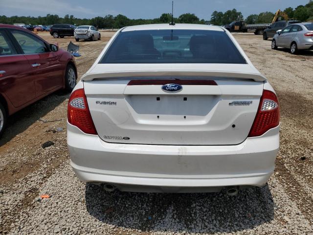 3FAHP0KCXCR262723 - 2012 FORD FUSION SPORT WHITE photo 6