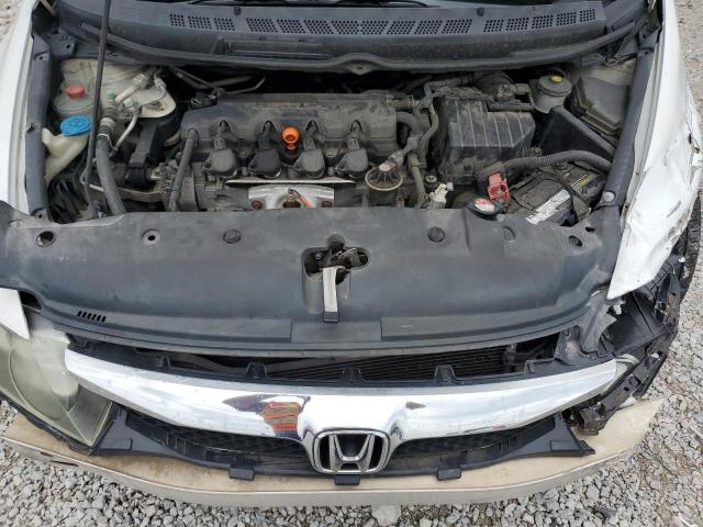 2HGFA1F55BH505905 - 2011 HONDA CIVIC LX WHITE photo 11