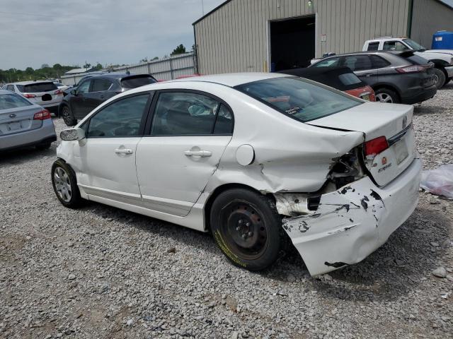 2HGFA1F55BH505905 - 2011 HONDA CIVIC LX WHITE photo 2