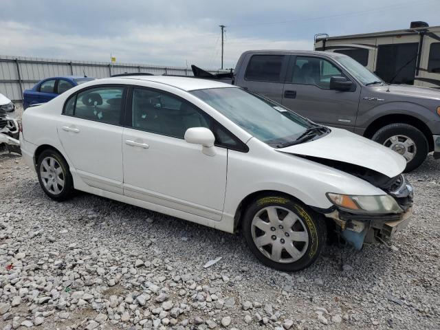 2HGFA1F55BH505905 - 2011 HONDA CIVIC LX WHITE photo 4