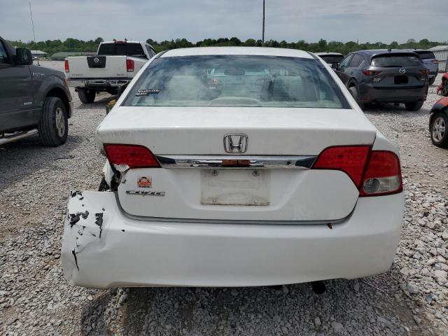 2HGFA1F55BH505905 - 2011 HONDA CIVIC LX WHITE photo 6