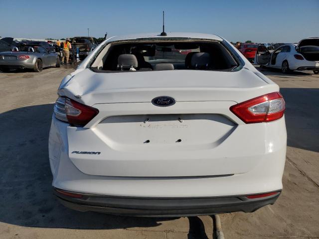 1FA6P0G77E5375702 - 2014 FORD FUSION S WHITE photo 6