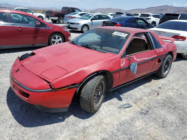 1G2PE1199JP206515 - 1988 PONTIAC FIERO RED photo 1