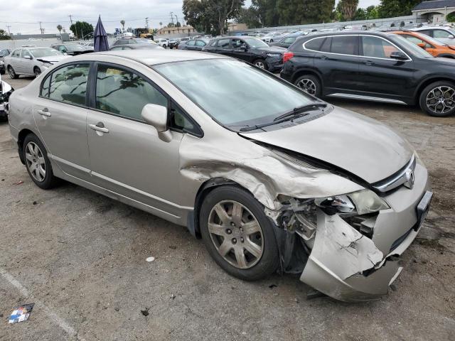 1HGFA16506L098231 - 2006 HONDA CIVIC LX TAN photo 4