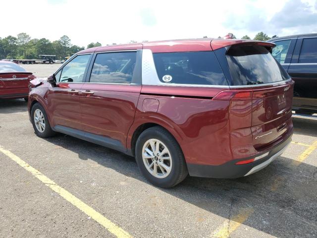 KNDNB4H37N6103328 - 2022 KIA CARNIVAL LX MAROON photo 2