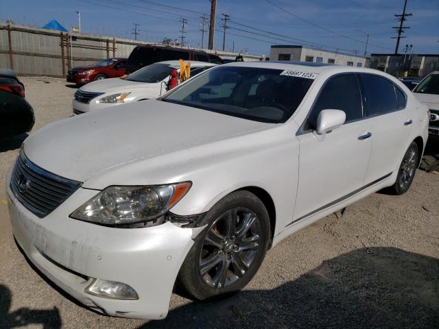 JTHGL46F775014871 - 2007 LEXUS LS 460L WHITE photo 1